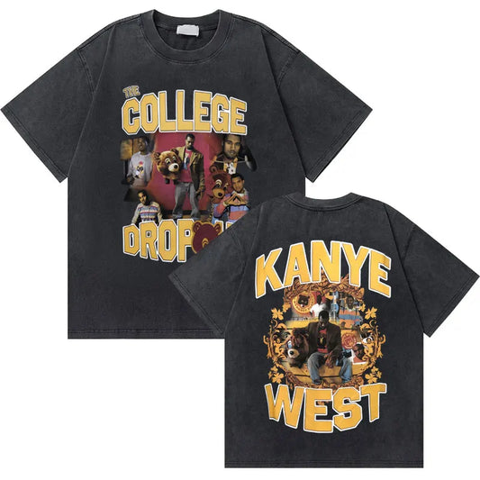 Vintage Kanye West The College Dropout Double Sided Graphic Tee