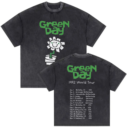 Green Day 1992 World Tour T Shirt