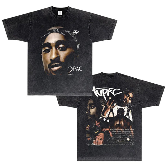 2PAC Tupac West Coast Vintage Graphic Tee